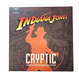 Indiana Jones Cryptic Board Game Funko Puzzle Adventure Escape Room Age 10+